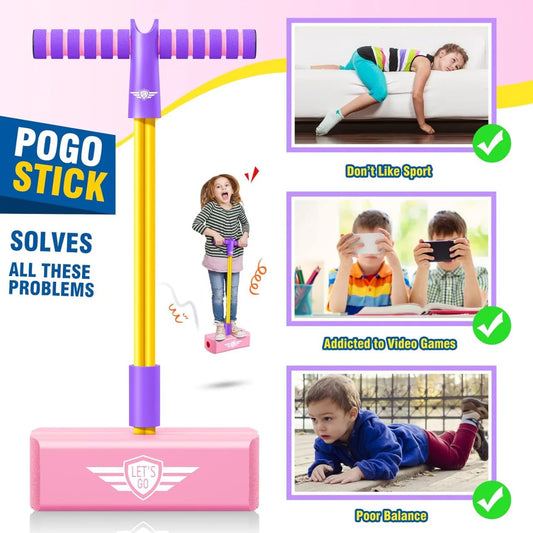 Kids Foam Pogo Jumper for Boys Girls, Increasing Hight, Funny Toys👶